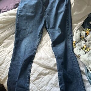 Levi's High Rise Blue Jeans Classic Denim